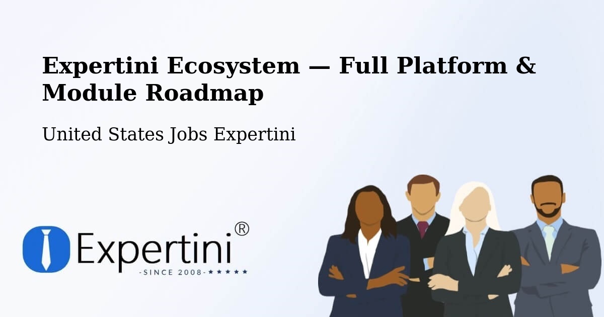 Expertini Ecosystem — Full Platform & Module Roadmap – Spearfish